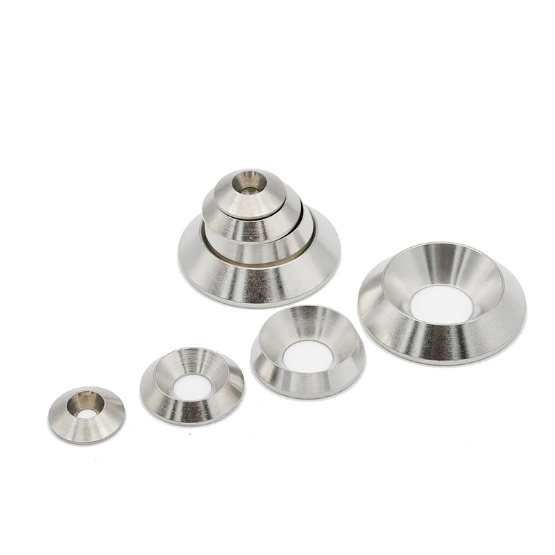 Immagine 7: Rondelle Svasate M3 M4 M5 M6 M8 M10 in Acciaio Inox 304, Anelli di Supporto per Giunti, 2/5/10/20 Pezzi per Parti di Droni FPV RC