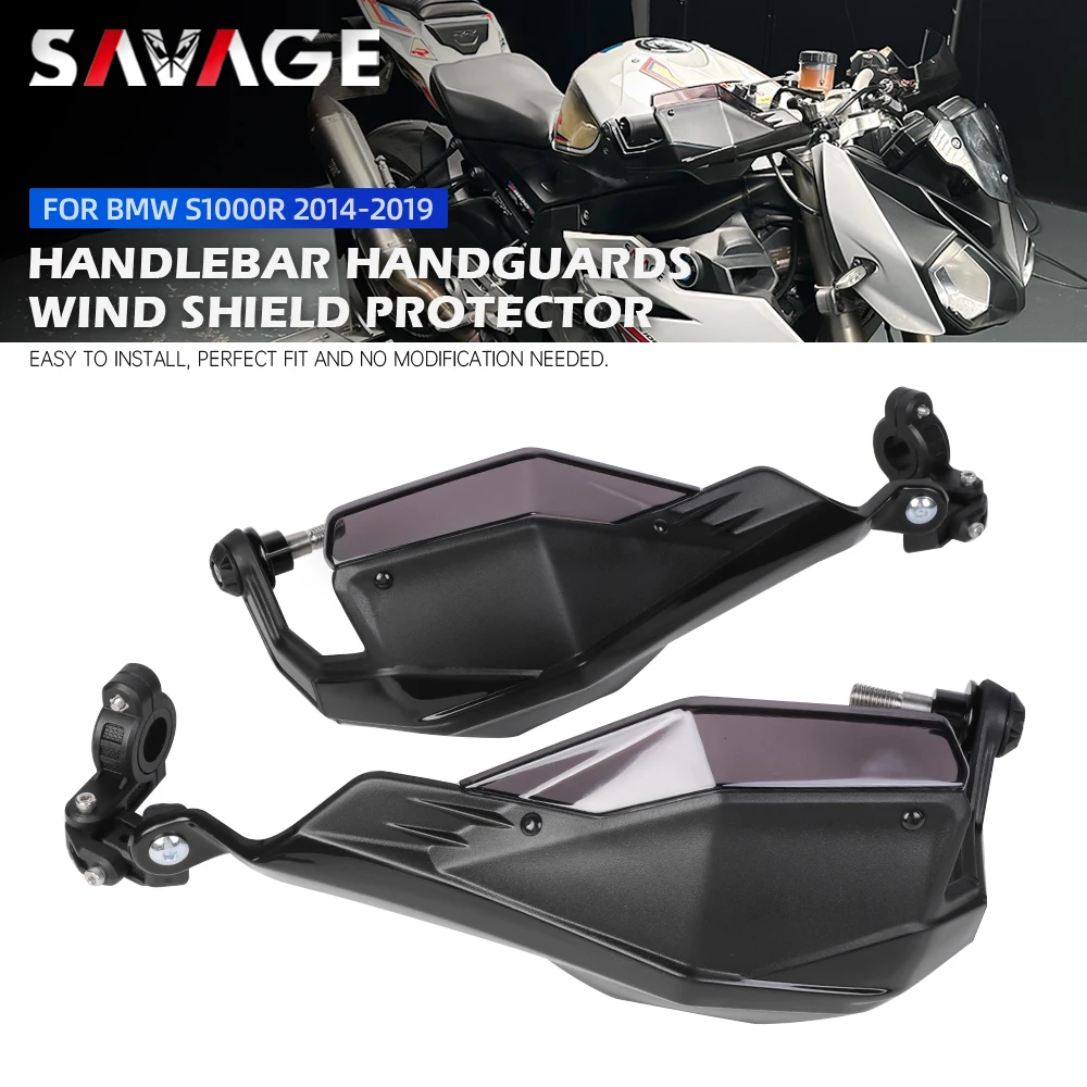 

S1000R 2014-2019 Motorcycle Handlebar Handguards Heighten Hand Guard For BMW S 1000R S1000 R 2018 Wind Shield Lever Protector