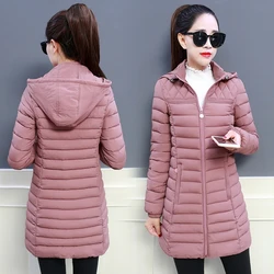 Winter Jacket 2022 Fashion Loose Down Cotton Women Coats  Parkas Female Casual Warm Outerwear Hooded Winter Coat Plus Size 6XL