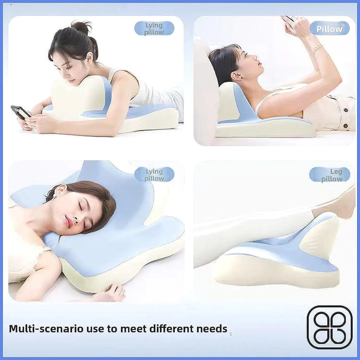 Deep Sleep Memory Cotton Pillow, Ergonomic Cervical Spine Support Pillow for Neck Pain Relief, Comfortable Body
