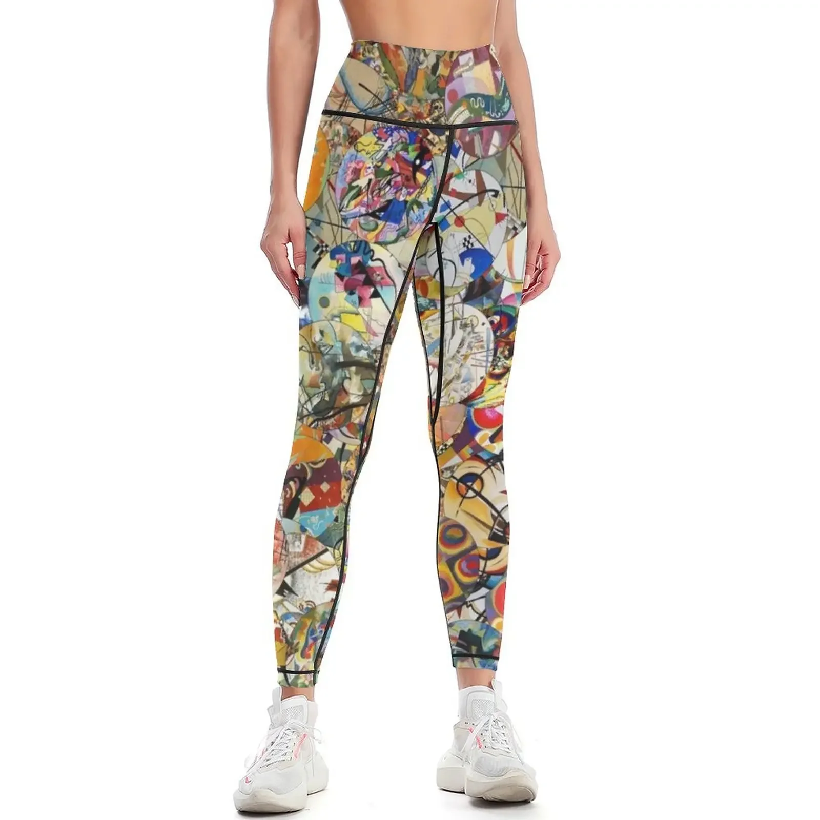 

Wassily Kandinsky Leggings gym's clothing push up legging high waist Women's sports pants Womens Leggings
