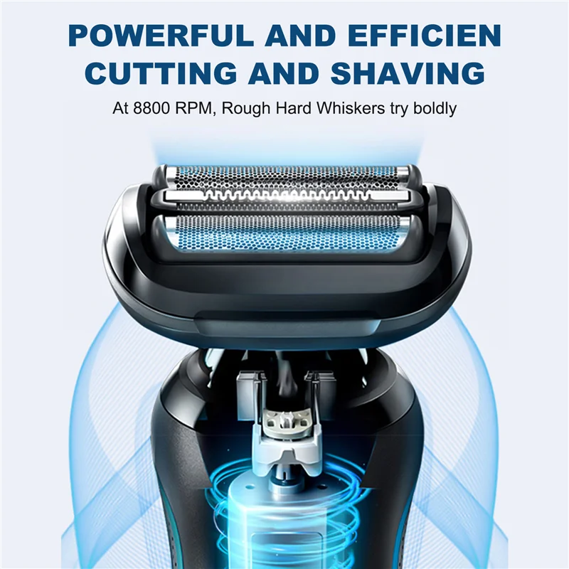 Stable-1 セット電気シェーバー交換ヘッド電気シェーバーヘッド 50-R1000S/50-B1300S 6075Cc ブラウンシリーズ 5/6 ブラウンシェーバー