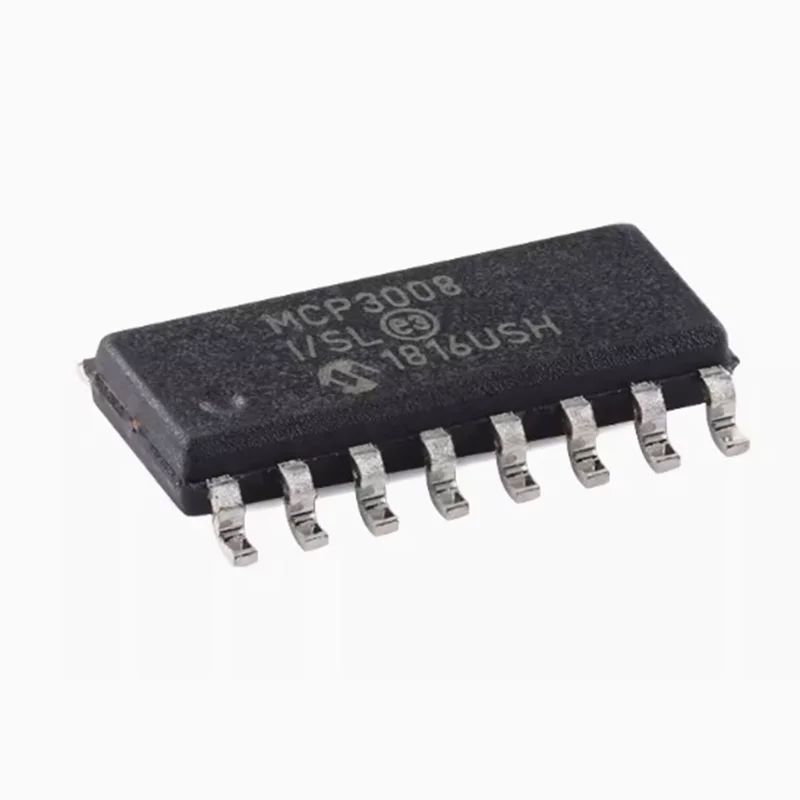 10/PCS LOT new original MCP3008-I/SL SOIC-16 10-bit 8-channel ADC chip