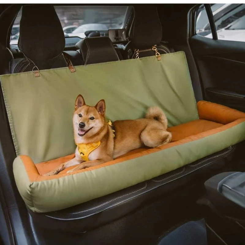 Car Pet Pad Car Safety Seat Pad Kennel Removable Wash Car Pet Travel Waterproof Large Dog Bed