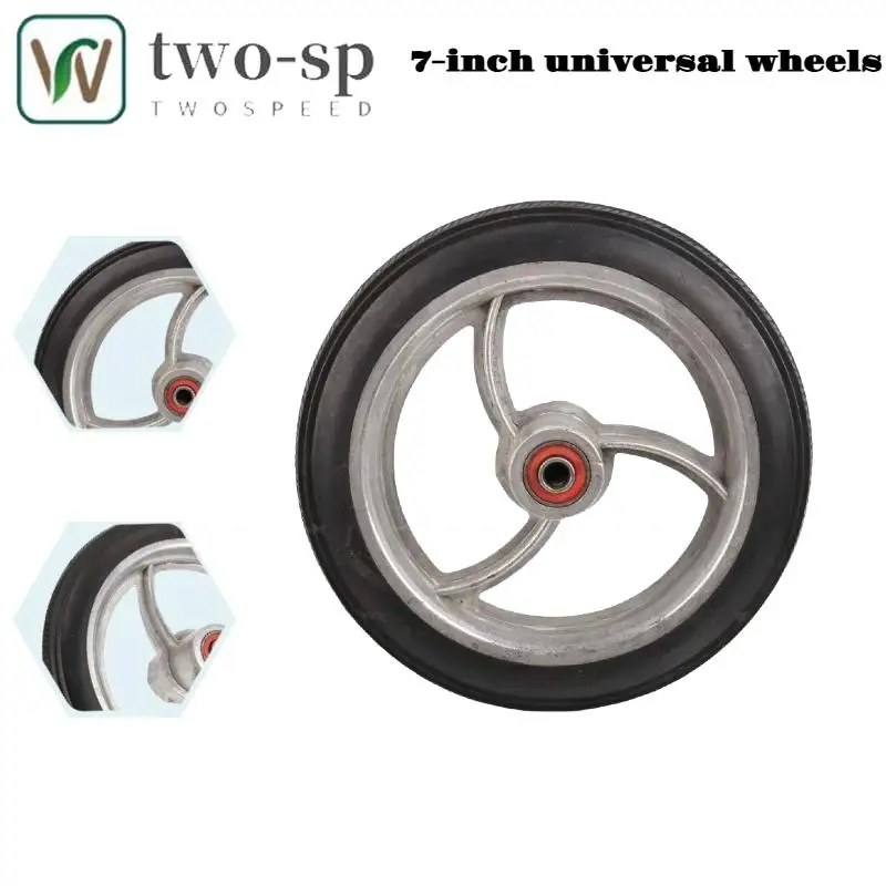 

Heavy-Duty 7-Inch Universal Wheels: Perfect for 7-Inch Medical Wheels, Wheelchair Wheels, and Hand Cart Replacements