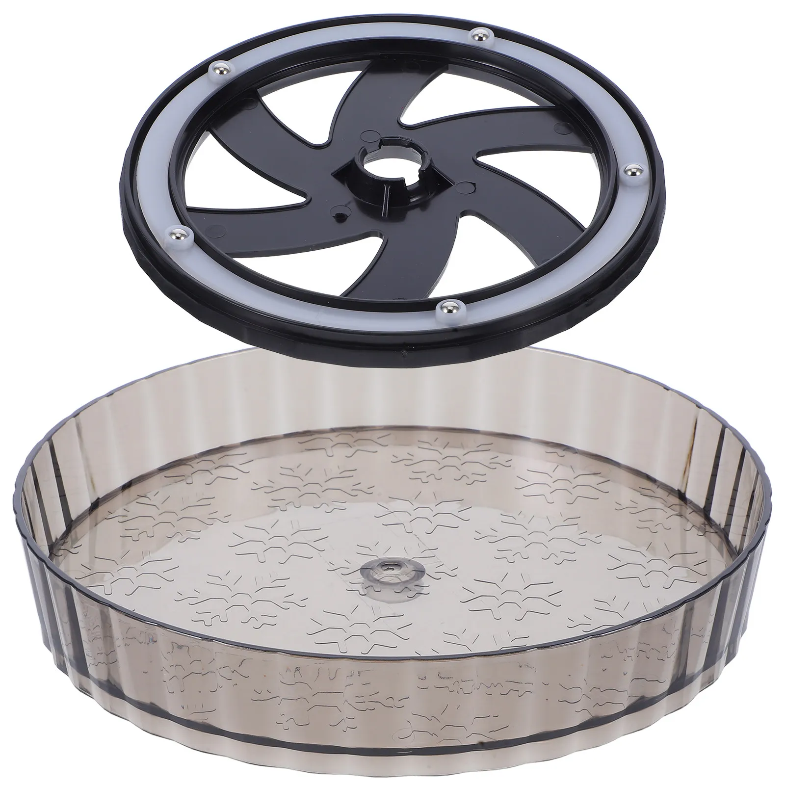 Rotating Seasoning Holder Turntable Spice Organizer for Kitchen Countertop Spices Condiments Jars Sauces Makeup Skincare Storage