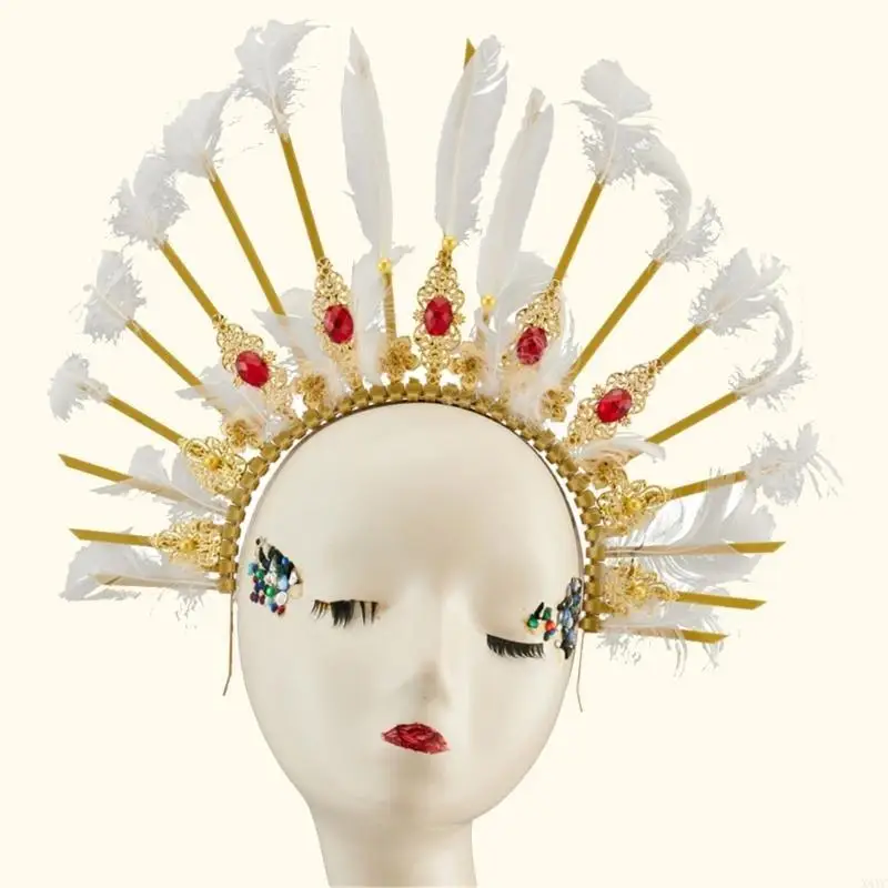 X4yc baroques santa forma cabello aro carnivals diadema cosplay banda cabello