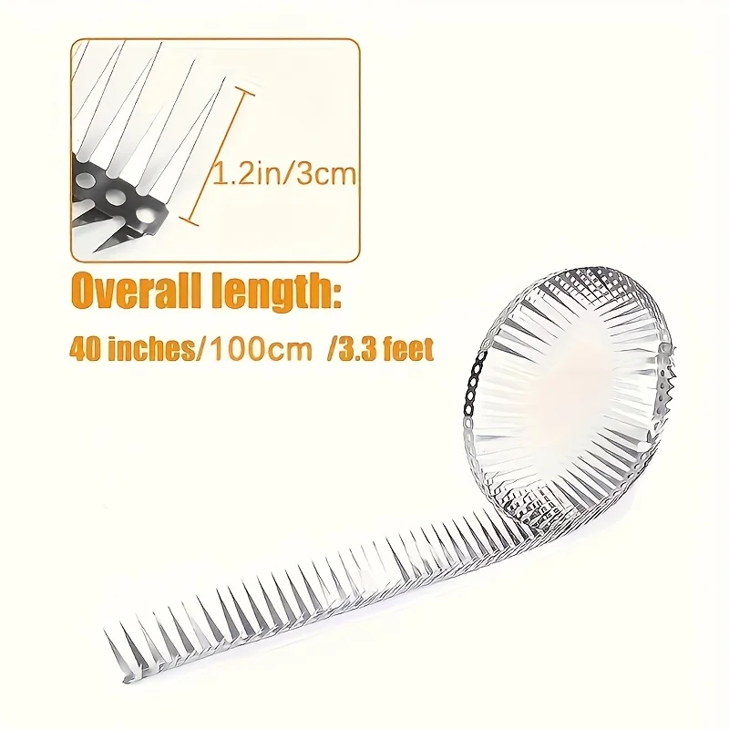 1PC roestvrijstalen vogelbeschermingsapparaat, gebruikt voor knaagdierenpreventie in airconditioningkanalen en auto's