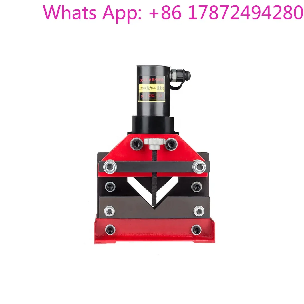CAC-110 Split Bus Processing Machine Angle Steel Cutting Machine Hydraulic Angle Iron Cutters Hydraulic Cutting Tool