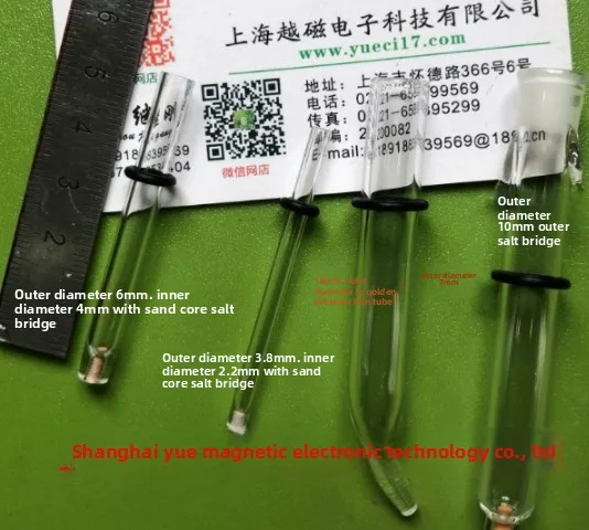 L - نوع أنبوب جسر الملح الشعري والمستقيم للاستخدام في المختبر الكهروكيميائي #3