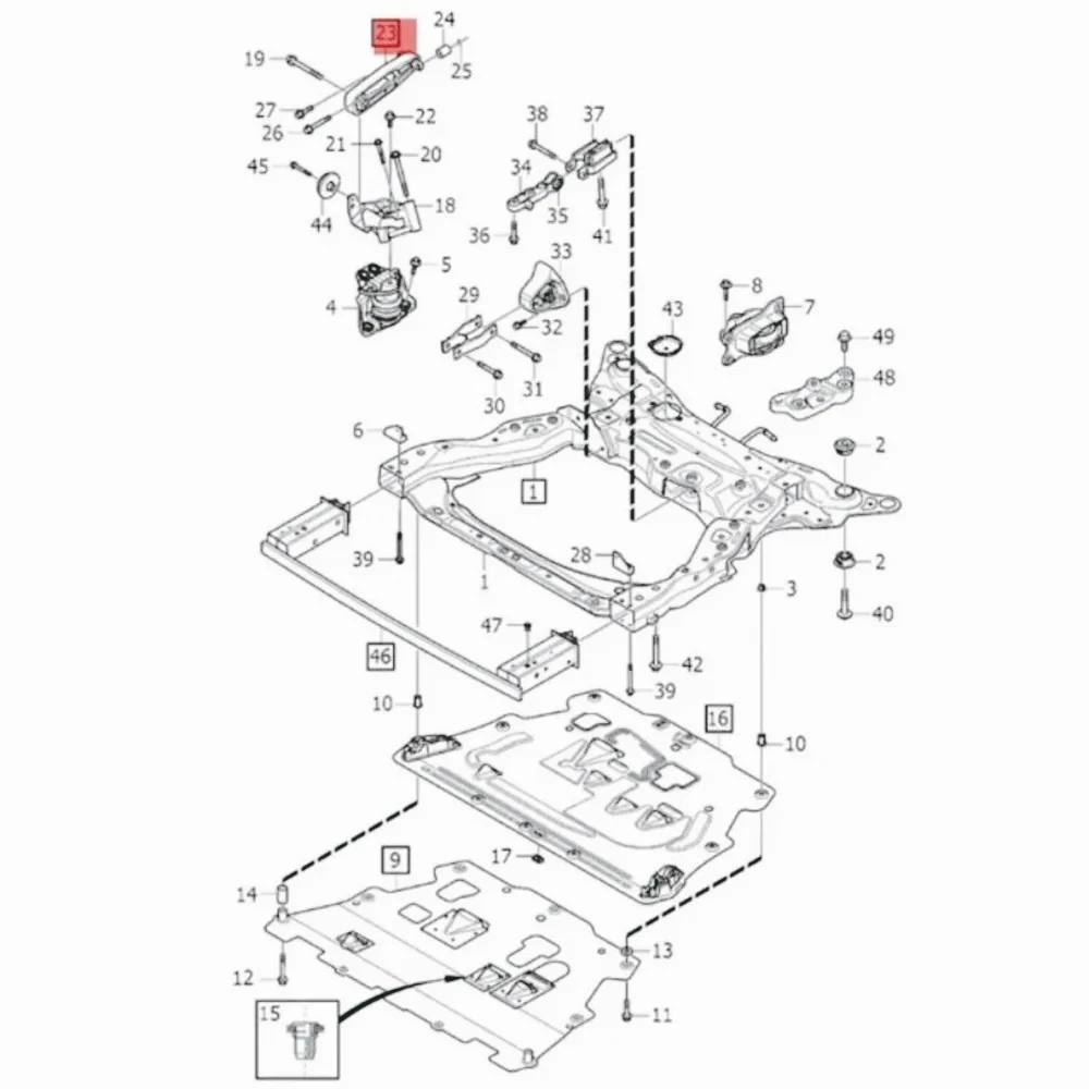 Garra  motor mejorada para Volvo, almohadilla  fijación para molos S60, S90, XC60, XC90, V40, V60, V90, 32298950, 2021 y 2022, 2