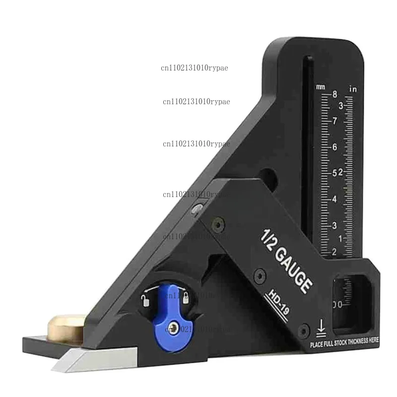 Woodworking Center‑Finding Marking Gauge, Table Saw Tenon‑Making Automatic 1/2 Marking‑Assisted Cutting Tool