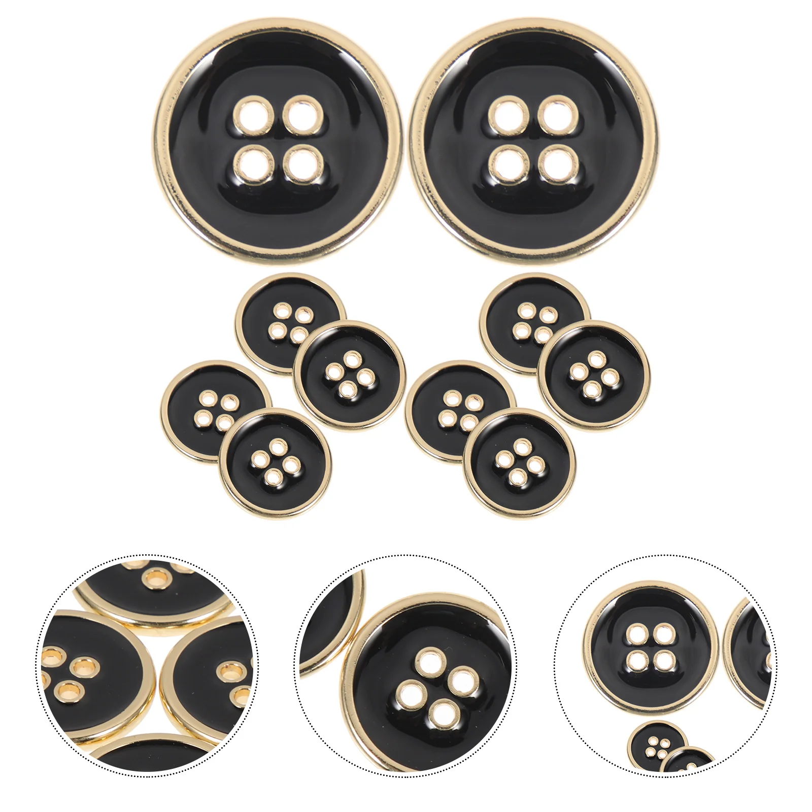 

10pcs Metal Diy Sewing Replacement Wind Coat Clothes Buttons Durable Handmade Decorative Buttons For Shirts Hats Sweaters