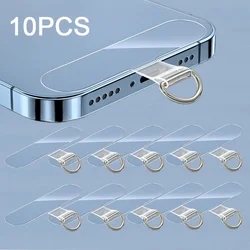 Universal Mobile Phone Anti-lost Lanyard Card Gasket Replacement Detachable Phone Hanging Cord Strap Nylon Patch Tether Pad