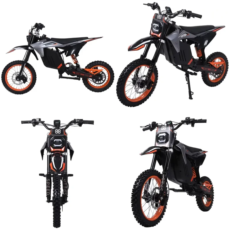 3000W 48V Powerful E Motorbike 55KM/H 3-Speed Mode Off-road Electric Motorcycle Canada US EU Warehouse