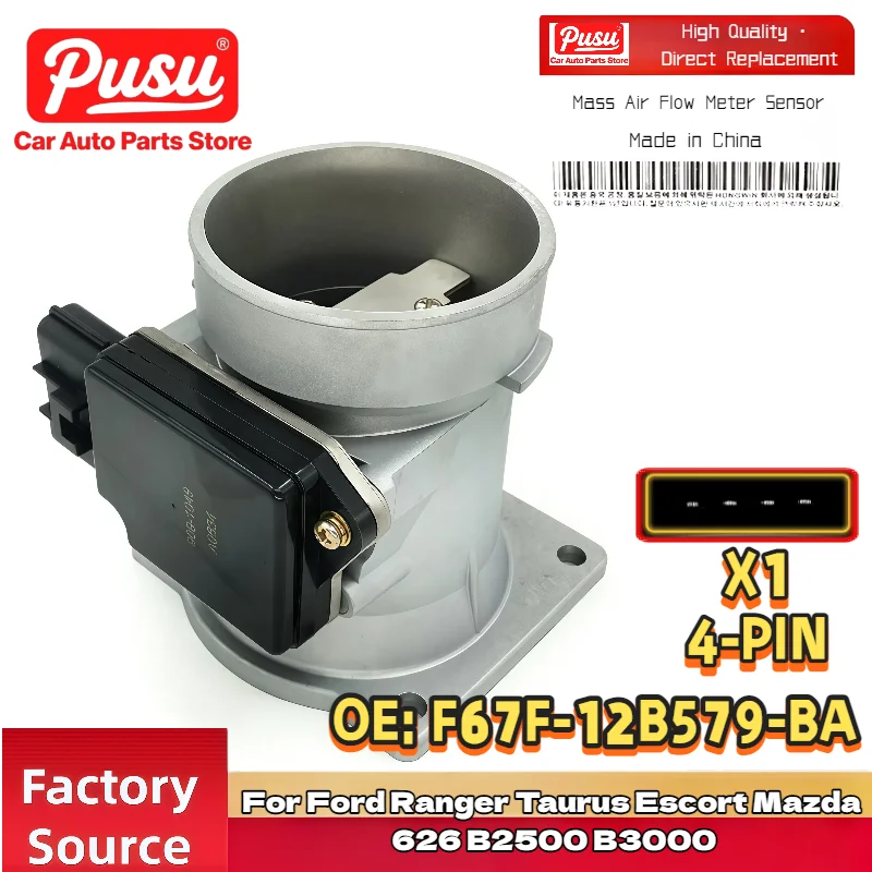 Sensor MAF de Substituição para Ford Ranger, Taurus, Escort, Mazda 626, B2500, B3000 - F67F-12B579-BA