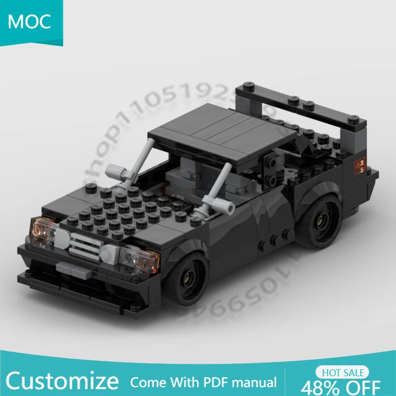 

Набор для сборки модели автомобиля 190E Evo II (76912 alt) из 264 деталей, MOC, модульный конструктор, креативный дизайн, игрушка для самостоятельной сборки, подарок на день рождения