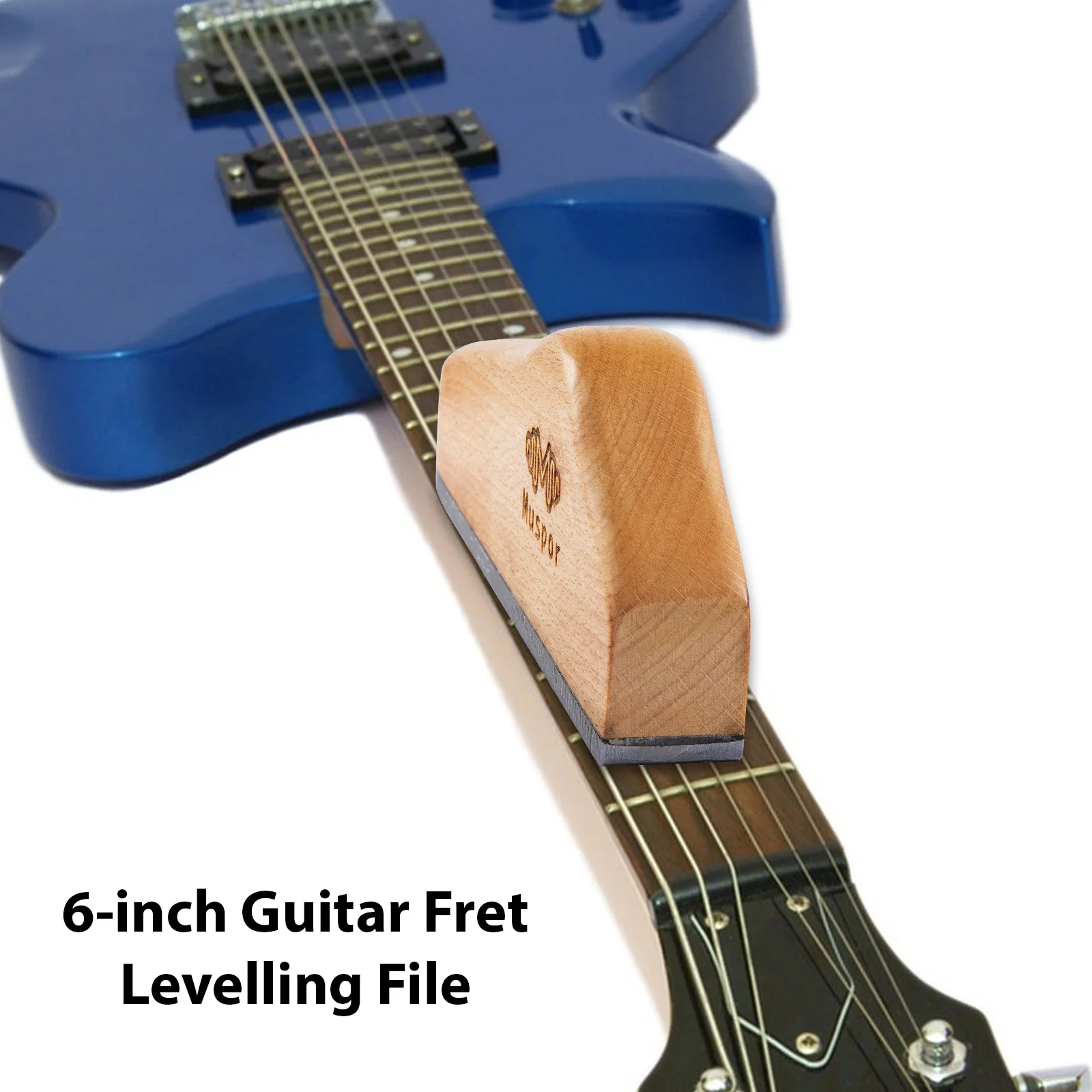 Muspor 6-inch Gitaar Fret Nivelleringsvijl Platte vijl Metalen vijl Handvijl 6-inch Gitaarsnaar Nivelleringsvijl Luthier Reparatietool