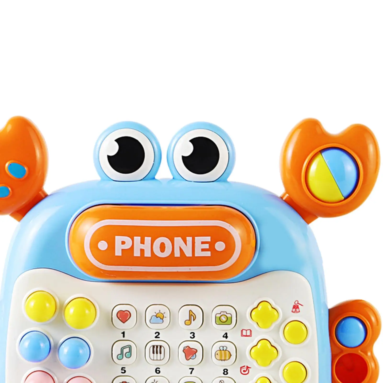 Educational Toy Pretend Phone Light Telephone Story Toy Baby Toy Phone for Early Education Gift Creative Gift Boy Children Girl