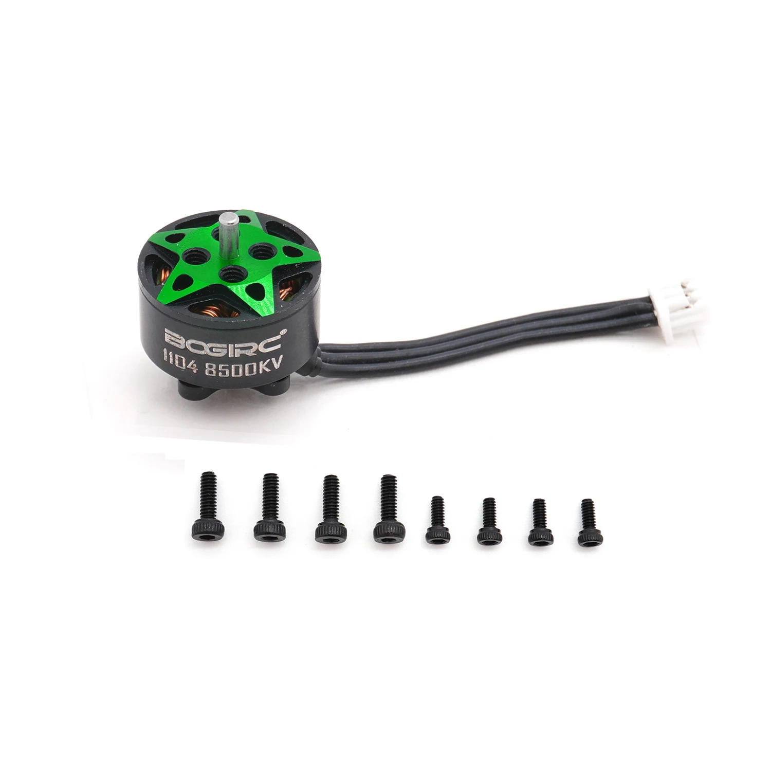 1/4PCS BOGIRC 1103 1104 Brushless Outrunner Motor 4300/7200/8000/8500/11000KV 1-4S for 3-Blade Propeller RC FPV Long Range Drone
