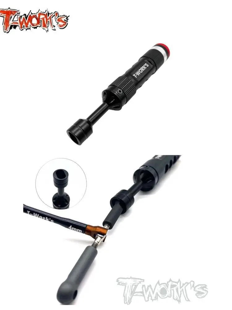 Original T works TT-098-B Hard Coated Turnbuckle Ball-end Mounting Tool ( For AE 1/10 Buggy ) Rc Tool