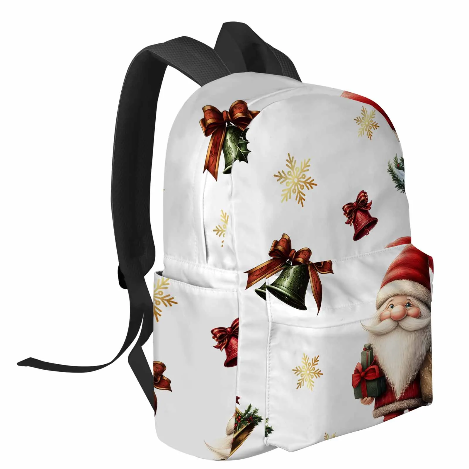 Goblin Snowflake Gift Bell  Large Capacity Backpack Men Laptop Bags High School Teen College Girl Student Mochila