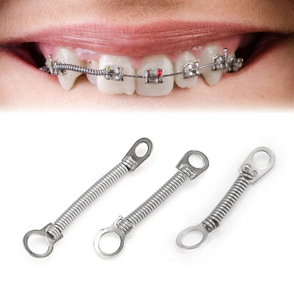 

10 Pcs 6MM 9MM Dental Coil Spring Orthodontic Brackets NITI Coil Braces For Teeth Accessories Dentist Materials Dentistry Tools