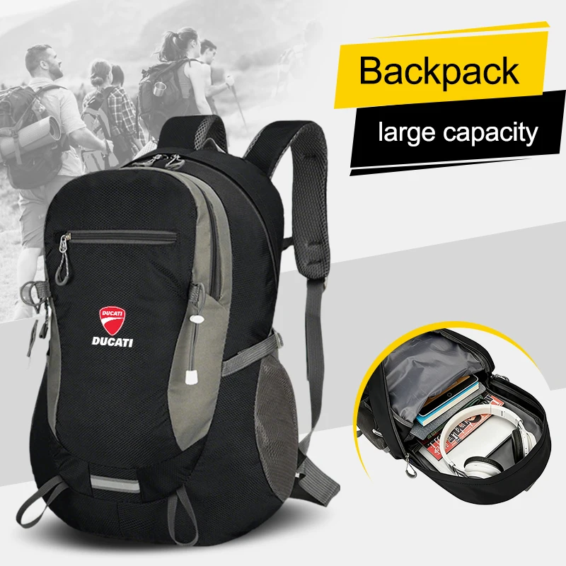 New Car Outdoor Mountaineering Car Key Bag Multi-Use Travel Backbag For Ducati Scrambler Multistrada 950 1100 1260 Sport Monster view 4