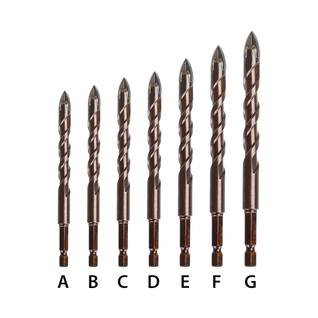 Tile Drilling Bit Triangular Glass Ceramic Ceramic Replaceable Accessories