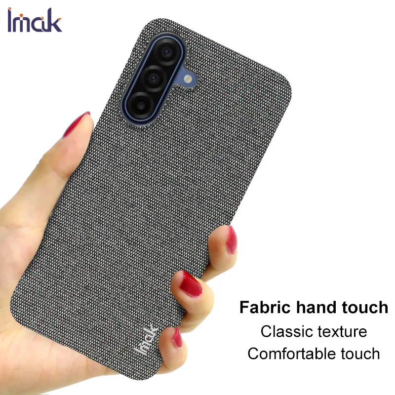 Funda Protectora IMAK con Diseño de Tela para Samsung Galaxy A57 A37 A17 A56 A55 A54 A34 A35 A55 A 57 56 55 A07 5G