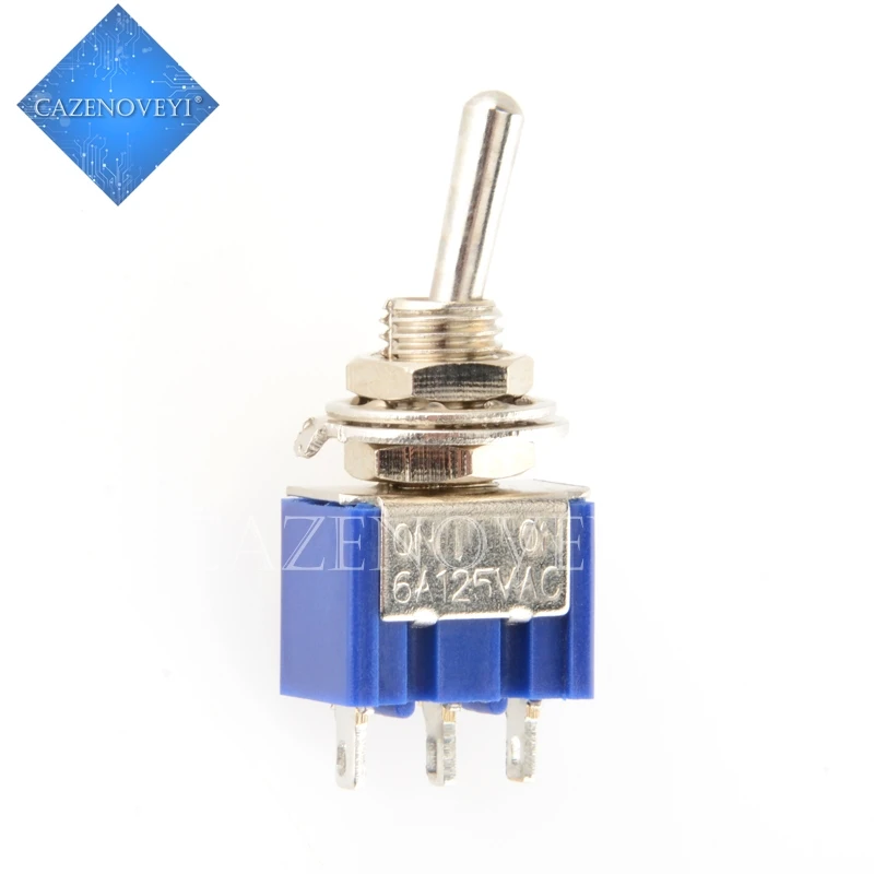 5 шт./лот MTS-102 MTS-103 MTS-202 MTS-203 6A 125 В Mini 3/6PIN-ВЫКЛ/-ВЫКЛ-тумблеры для переключения света двигателей