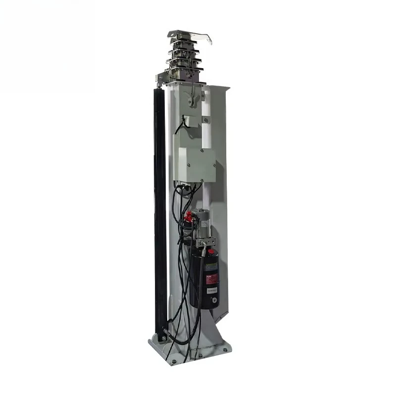 Steel hydraulic 100kg maximum payload lifting telescopic mast hydraulic lifting rod