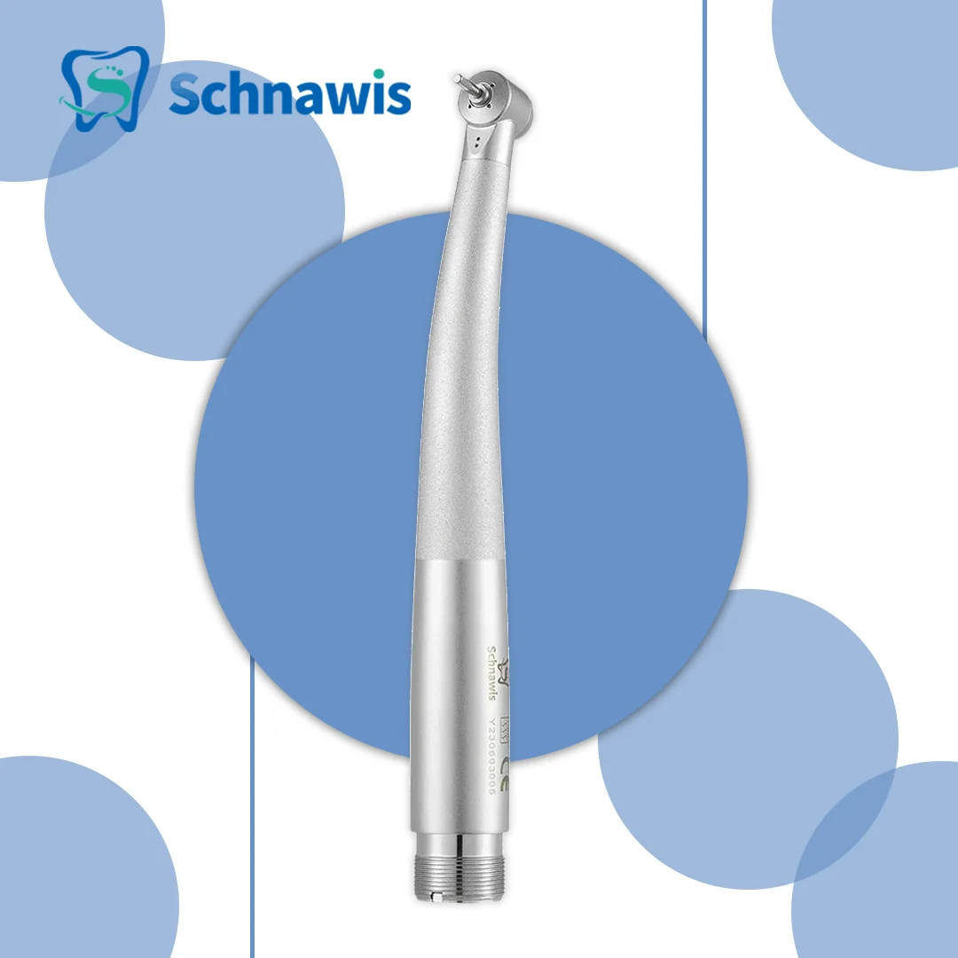 

Schnawis Dental High Speed Handpiece Mini Dentistry Air Turbine Handpiece with Four Water Sprays Handpiece Dentist Engine