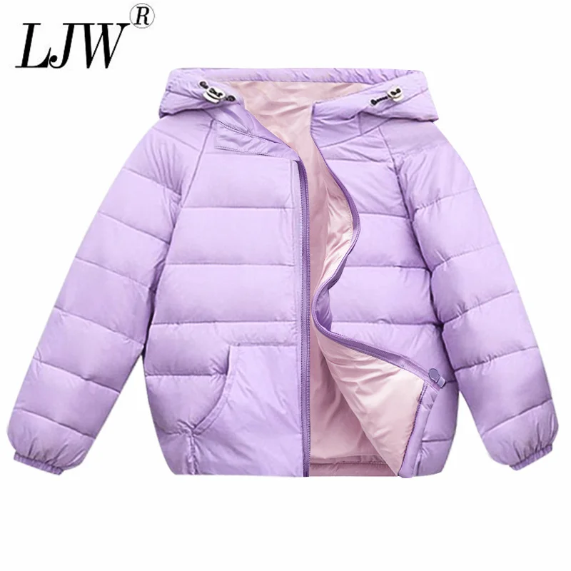 2023winter new products children\'s lightweight down jacket boys and girls candy color lightweight children\'s down jacket 2-8 ye