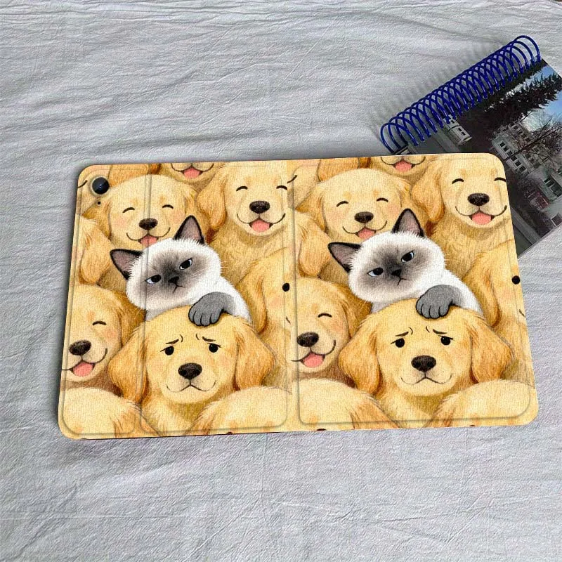 

Cartoon Cat Dog Tablet Case For Samsung Galaxy Tab A A7 A8 A9 A11 S6 S11 Lite Plus 10.1 10.4 10.5 Inch
