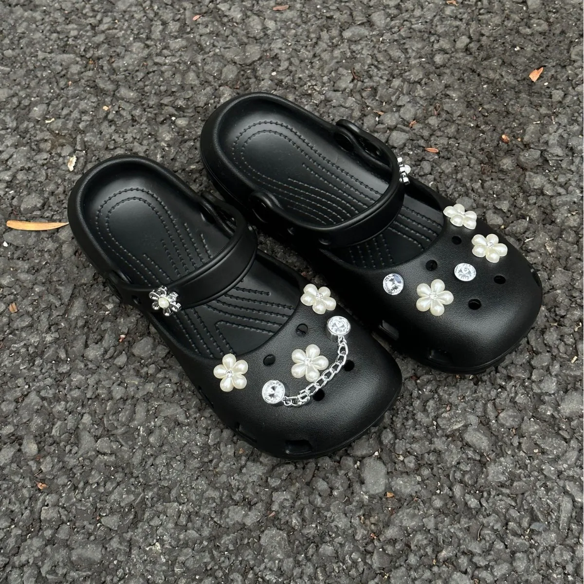 Ballet hole shoes women's summer new soft-soled Mary Jane sandals non-slip wear-resistant breathable beach shoes
