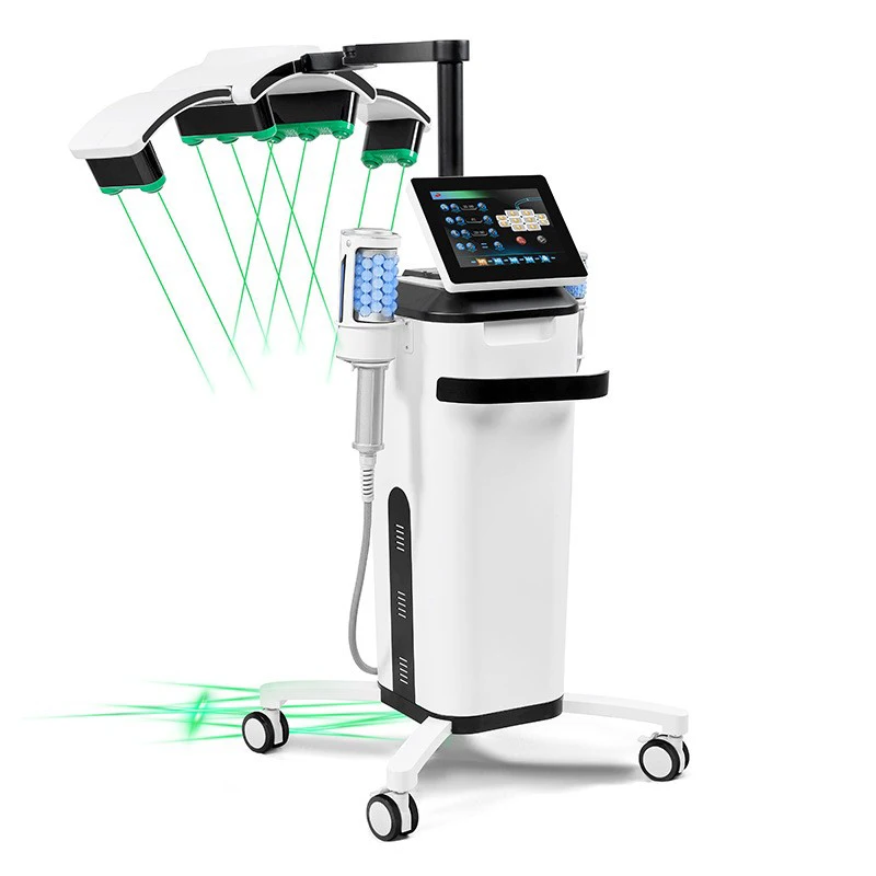 อุปกรณ์ความงามผิวหยกพร้อมลูกกลิ้งลูกด้านในสําหรับการถอดการปิดกั้น การนวด และการใช้ร้านเสริมสวย