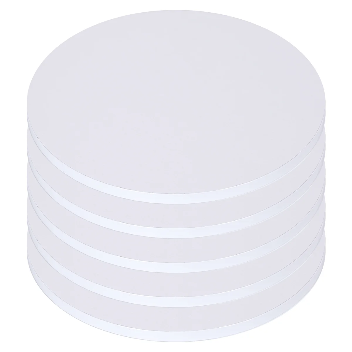 

ABQR Cake Boards,12 Inch Cake Drum Cake Boards 12 Inch Round - Bend Multi-Layered Cake Base for Displays 5PCS