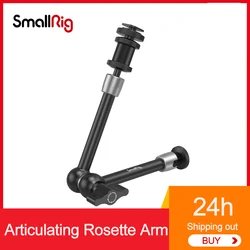 SmallRig Articulating Rosette Arm 1498B With Cold Shoe Mount And 1/4-20 Threaded Screw Adapter For DSLR Camera Cage Monito