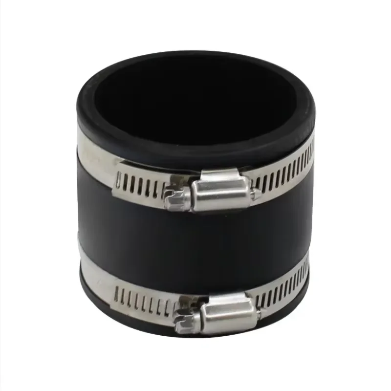 1/2 Stück Gummistecker Staubsteuerung Flexmanschette mit Schlauchklemmen für Rohrverbinderanschlüsse Staubsammel-Belüftungsanschlüsse