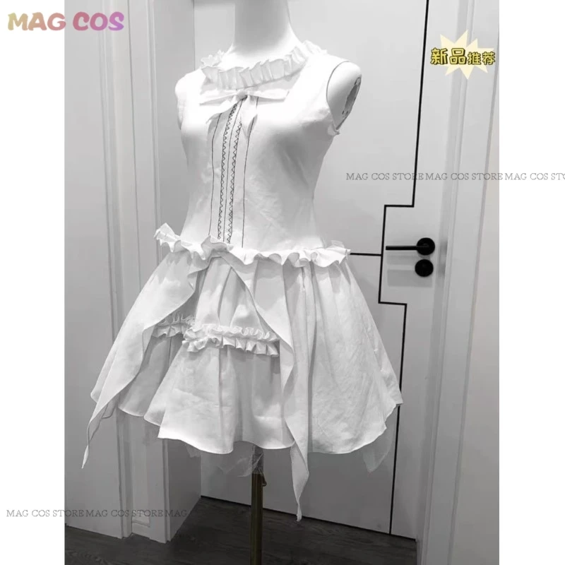 Game Wonderful Everyday Cosplay Takashima Zakuro Cosplay Costume White Dress Skirt School Uniform Women Halloween Roleplay Suit