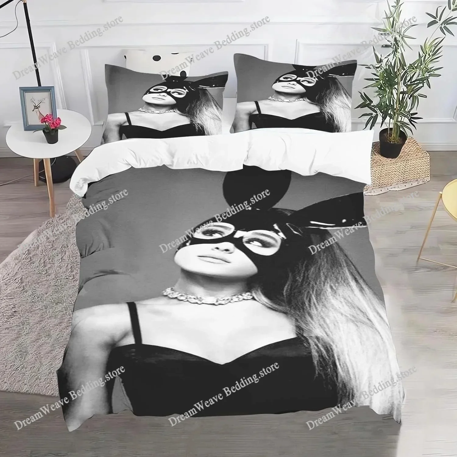 Exquisite 3D Ariana Grande Wallpaper Anime Digital Printing Bedding Set Duvet Cover Comforter Bed Youth Kids Girl Boys Gift51951