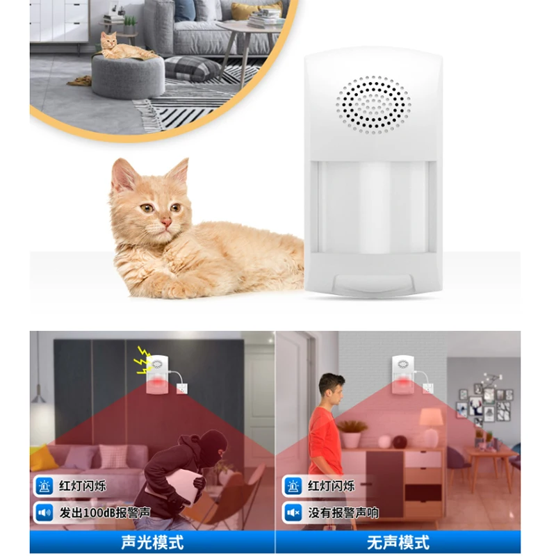 

433 МГц Tuya WiFi PIR датчик инфракрасный детектор движения домашняя охранная сигнализация датчик безопасности защита удаленный монитор приложение Smart Life