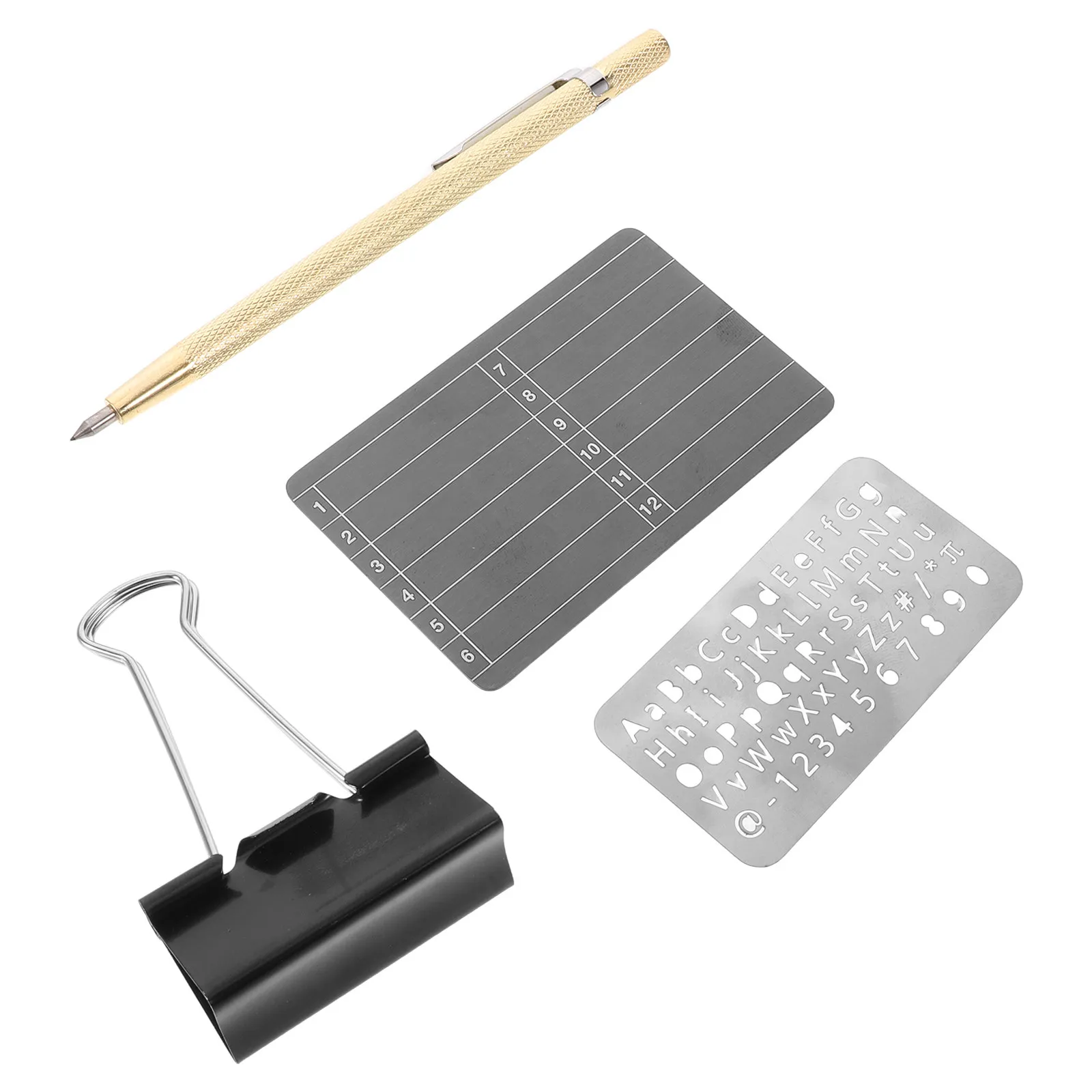 1Set Fireproof Waterproof Metal Seed Phrase Plate 24 Words Backup Cold Storage Wallet Crypto Recovery 24-Word Recovery Plate
