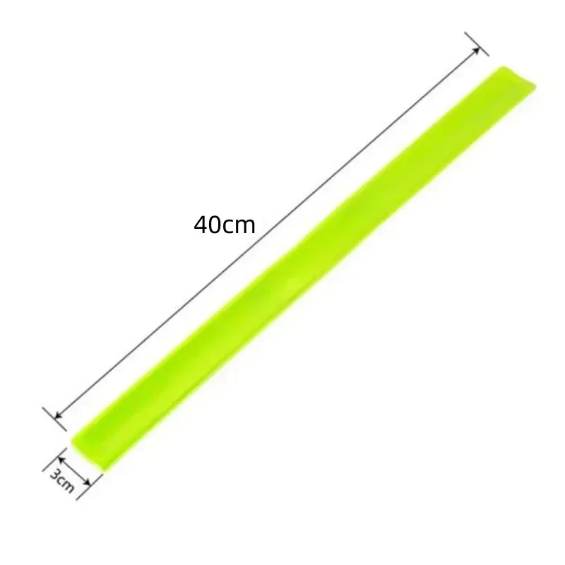 1PC Cycling Reflective Tape Strips Warning Wristband Outdoor Running Fishing Safe Bicycle Bind Pants Leg Strap Fluorescent Band