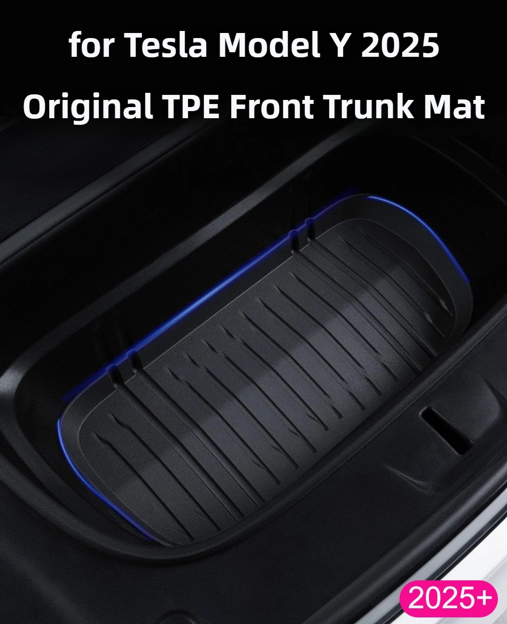 Für Tesla Model Y YL Juniper 2025 2026 Vordere Kofferraummatte Zwischenraum-Kombinationstrennwand Vorderer Ersatz-Organizer Trennwand – Detail 2