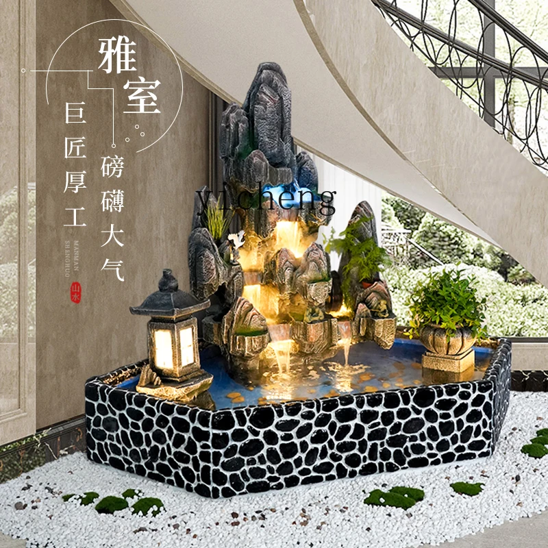 

TWR Fountain Fish Pond Landscape Garden Living Room Balcony Decoration