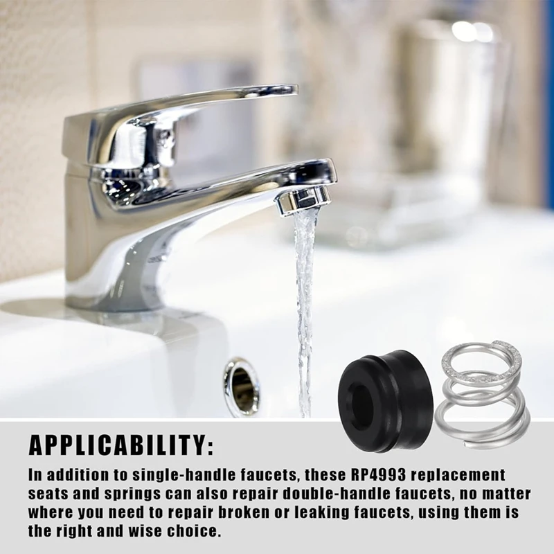 32 قطعة RP4993 طقم تصليح الصنبور لـ 16 مقعد إصلاح الصنبور و16 أجزاء جذعية بديلة للينابيع-A27R #4