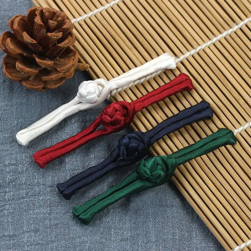 Boutons de grenouille de style chinois pour Cheongsam, attaches pour costume Hanfu Tang avec fil à coudre, accessoires vestimentaires classiques et rétro