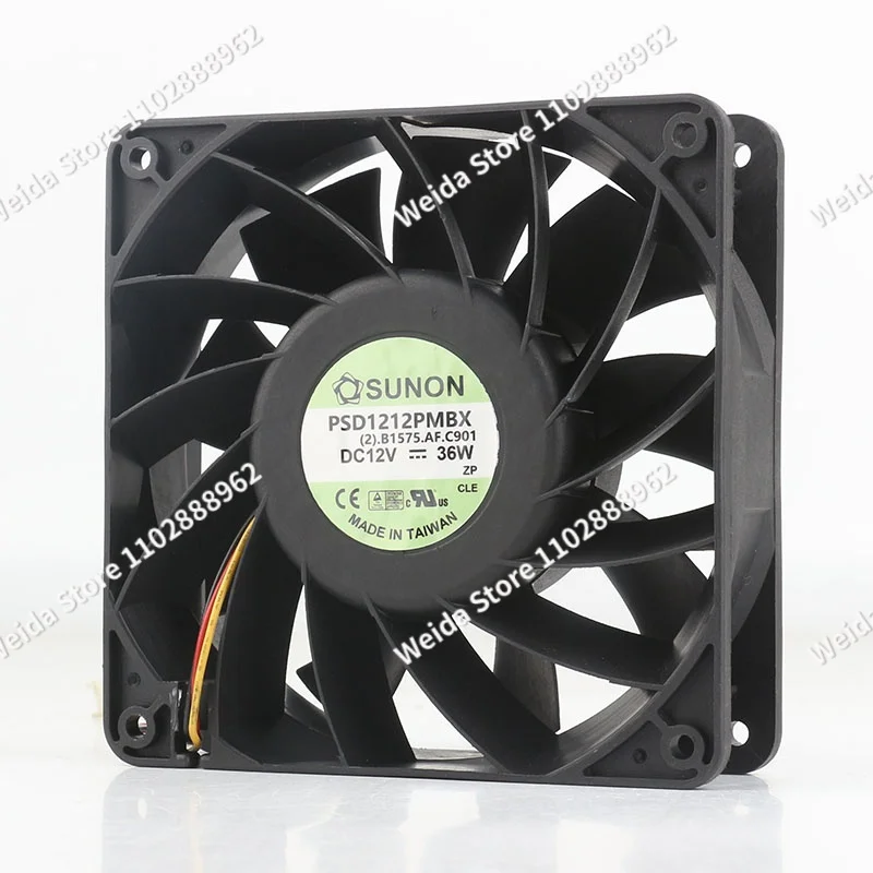 

Original SUNON PSD1212PMBX 12038 120X120X38MM 12CM 12V 36W industrial fan for computer case